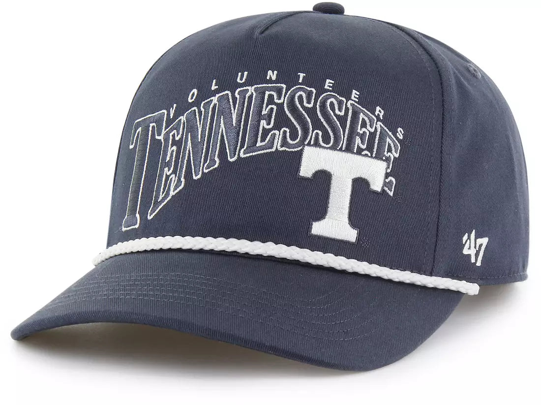 Tennessee Volunteers - Vintage Navy Wave Rope Option 47 Brand, Hat
