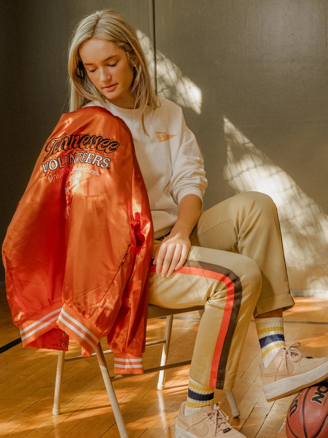 Tennessee Volunteers - NCAA Orange Embroidered Satin Jacket