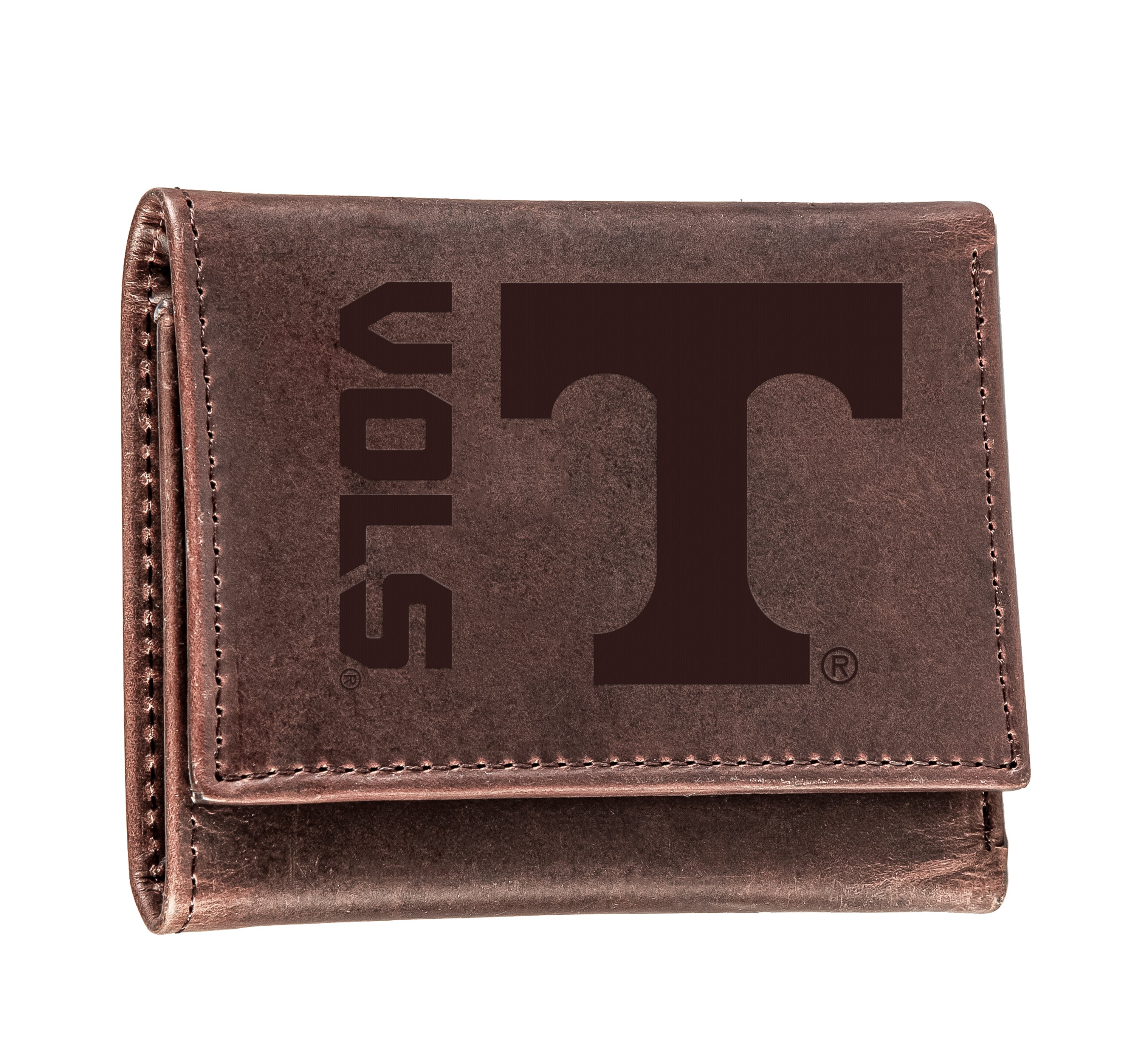 Tennessee Volunteers - Leather Trifold Wallet