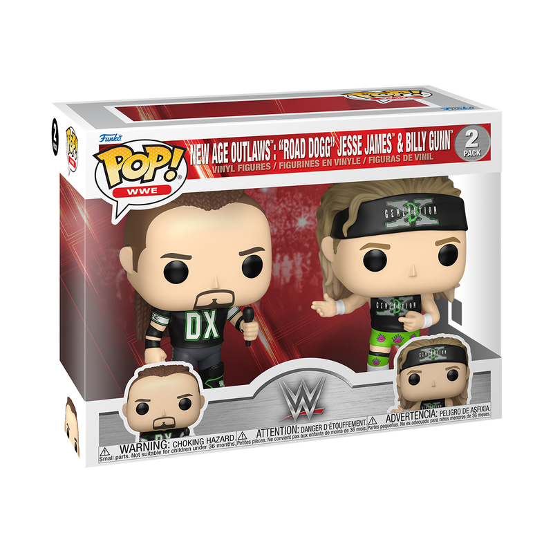 Funko POP! WWE: New Age Outlaws: "Road Dogg" Jesse James & Billy Gunn 2-Pack Vinyl Figure