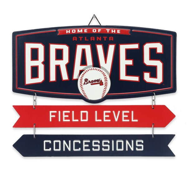 Atlanta Braves - Field Level Concessions Metal Wall Decor