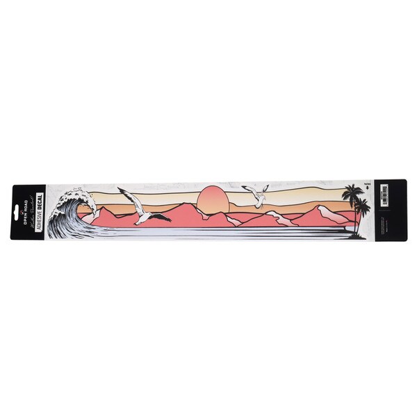Open Road Brands: Seagull Oceanside Sunset Landscape Adhesive Decal