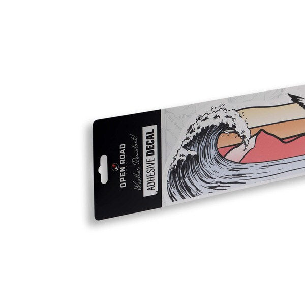 Open Road Brands: Seagull Oceanside Sunset Landscape Adhesive Decal