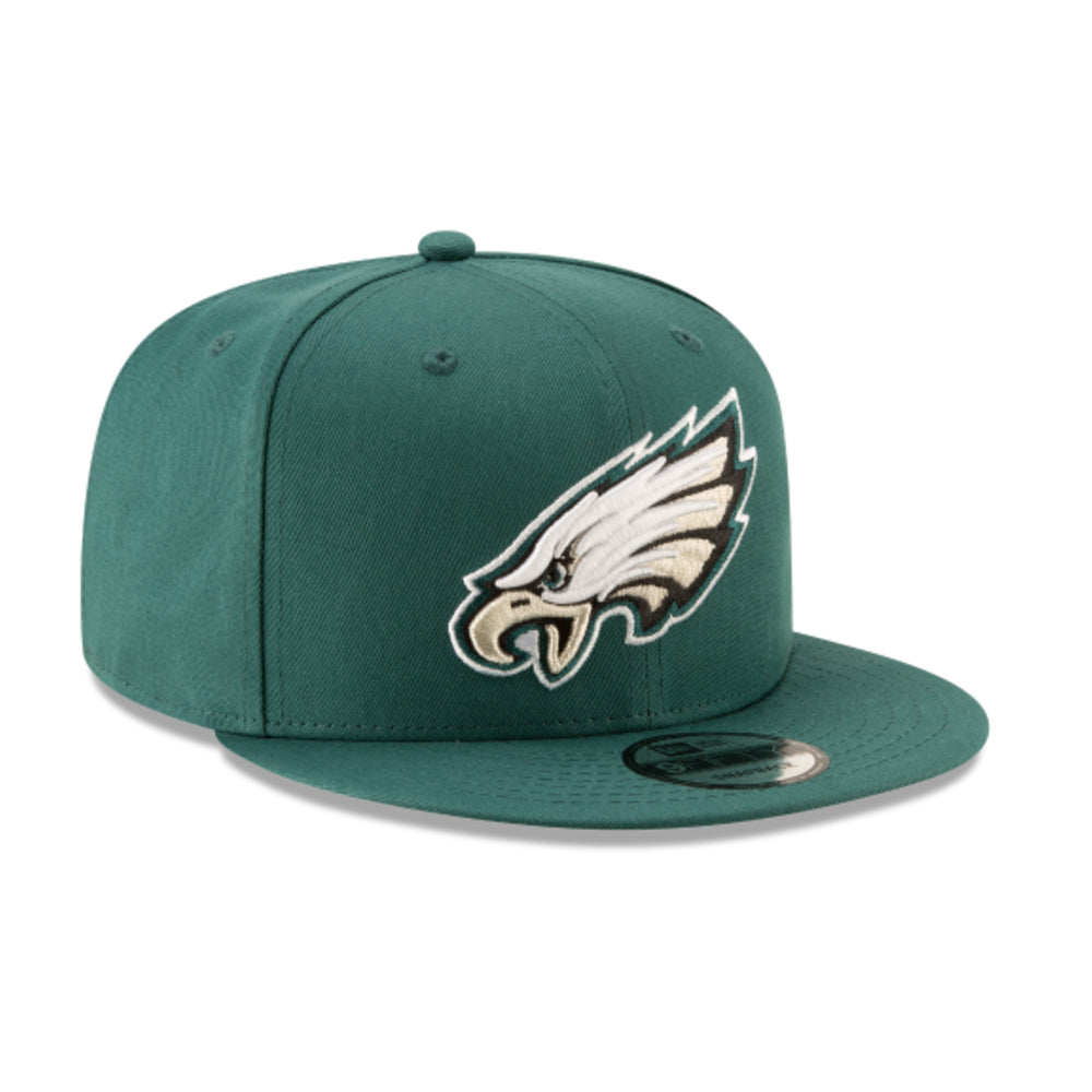Philadelphia Eagles - Midnight Green Basic 9Fifty Adjustable Snapback Hat, New Era