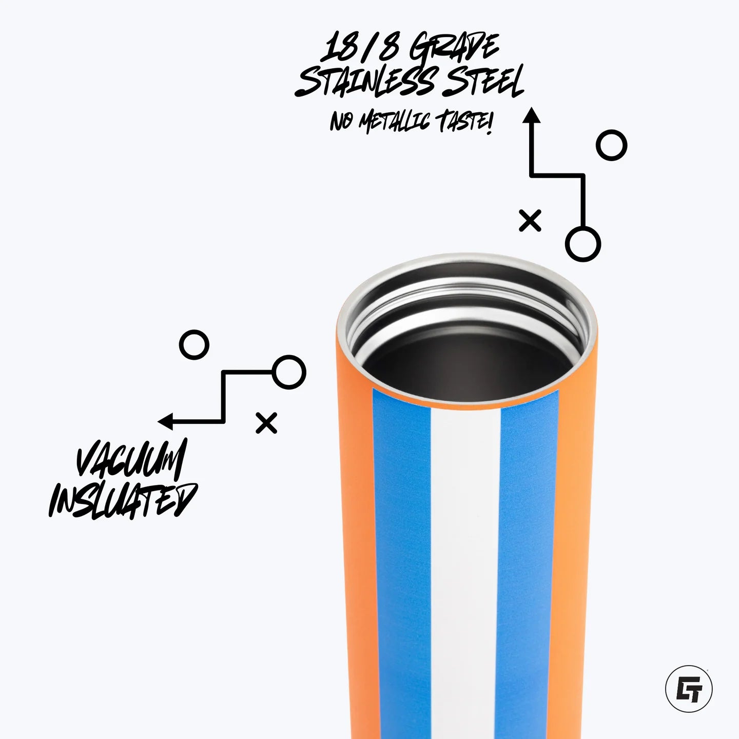 Alabama Crimson Tide - White Youth 16oz Stainless Steel Tumbler