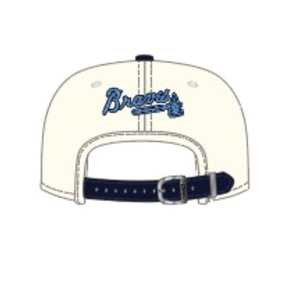Atlanta Braves - MLB Blueberry 2Tone Logo Pinch Front Strapback Hat