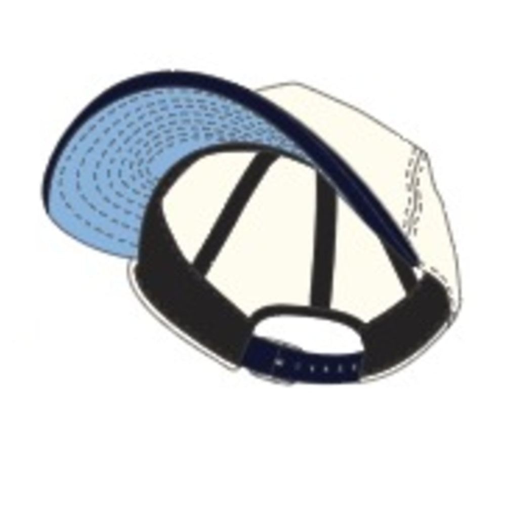 Atlanta Braves - MLB Blueberry 2Tone Logo Pinch Front Strapback Hat