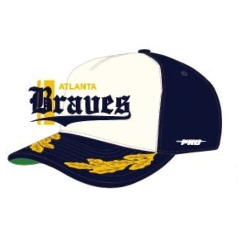 Atlanta Braves - MLB Visor Elite Pinch Front Strapback Men's Hat