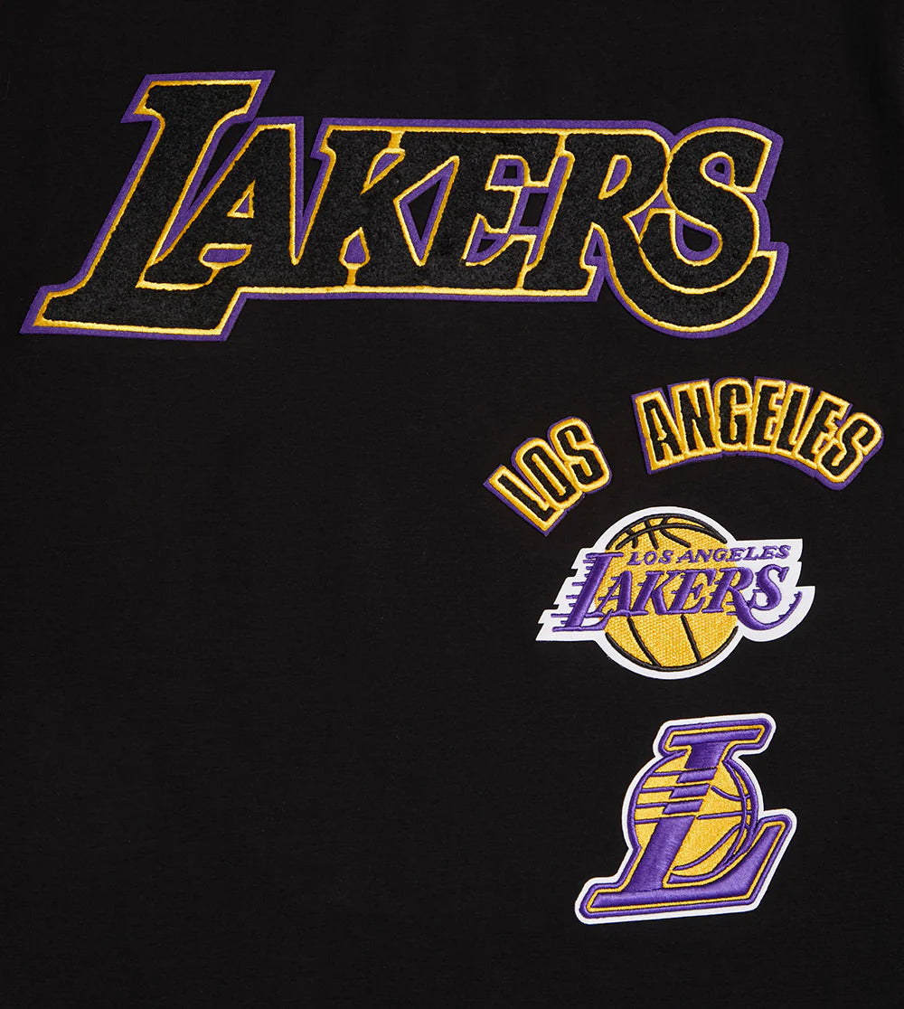 Los Angeles Lakers - NBA Retro Classic Men's Striped T-Shirt