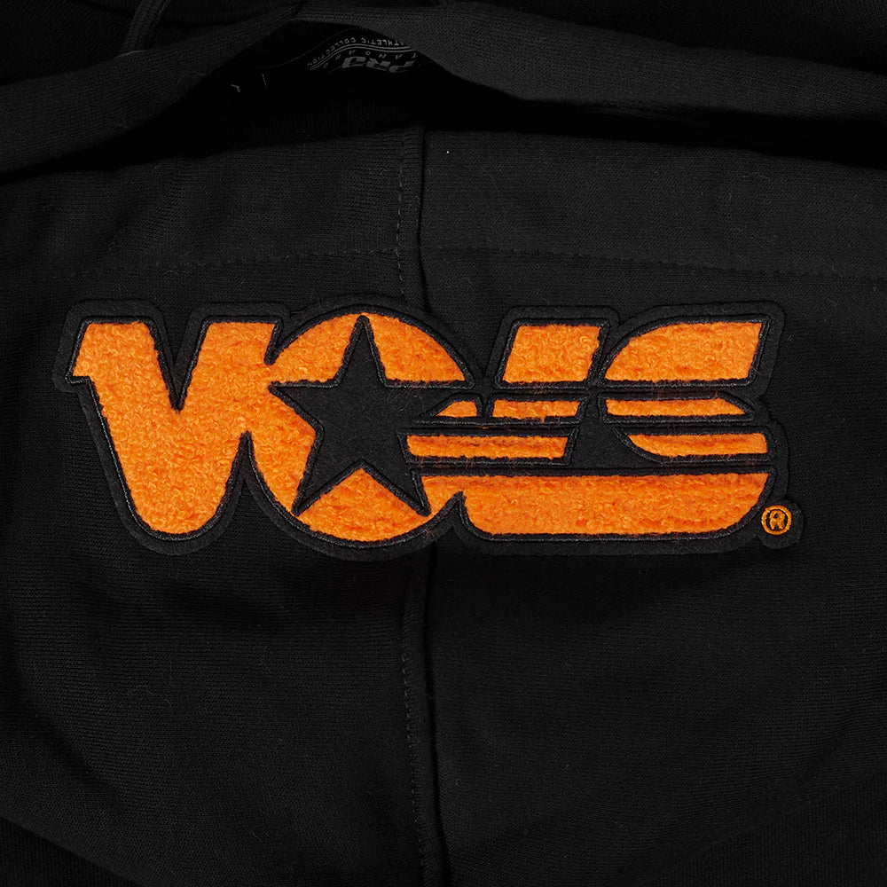 Tennessee Volunteers - NCAA University Of Tennessee Classic Stacked Logo Fleece Pullover Hoodie