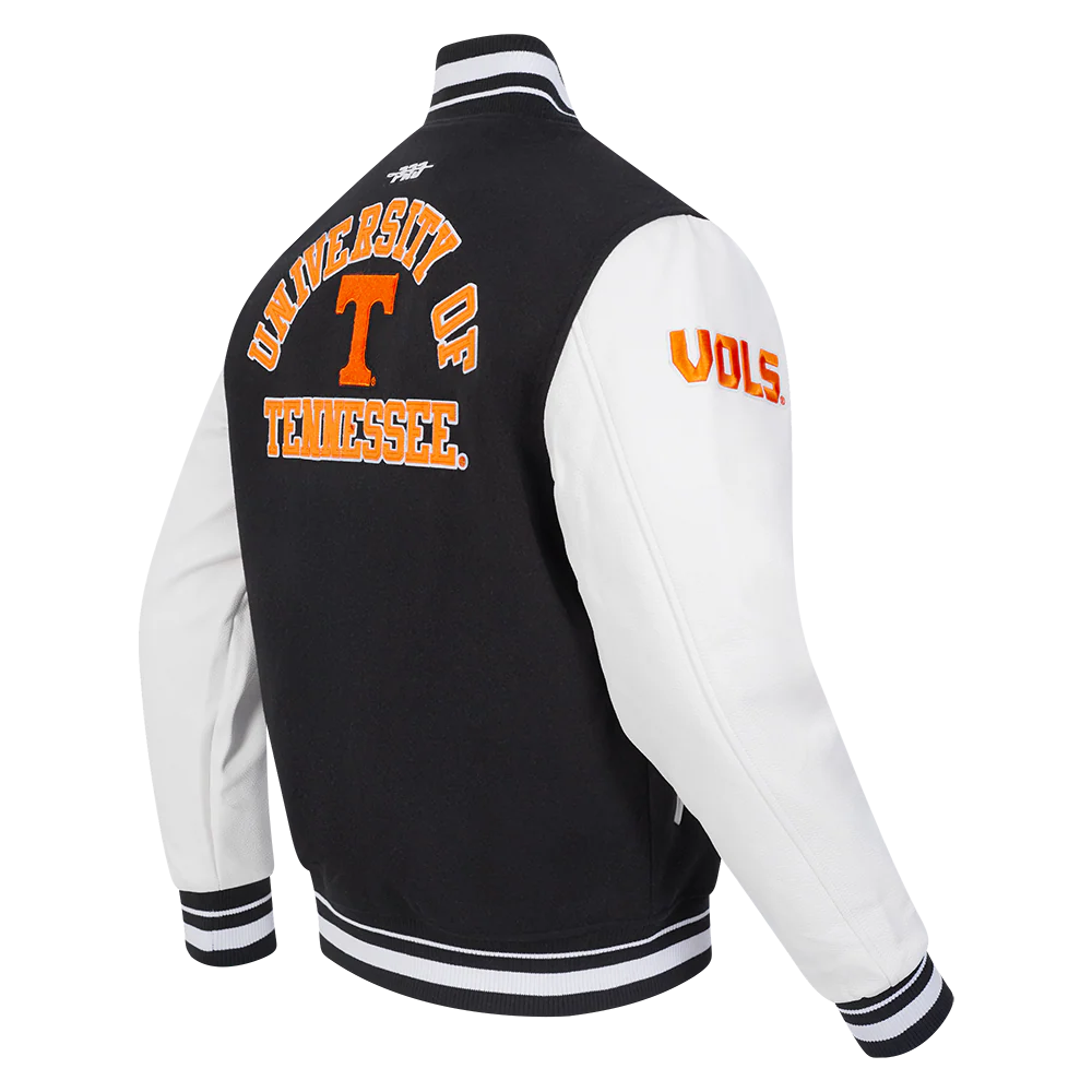 Tennessee Volunteers - NCAA University Of Tennessee Classic Men's Rib Wool Varsity Jacket