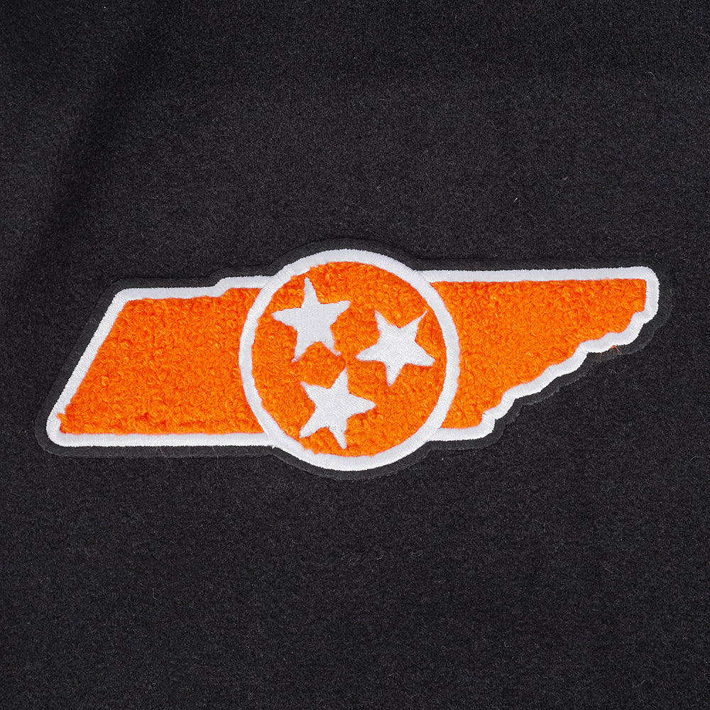 Tennessee Volunteers - NCAA University Of Tennessee Classic Men's Rib Wool Varsity Jacket