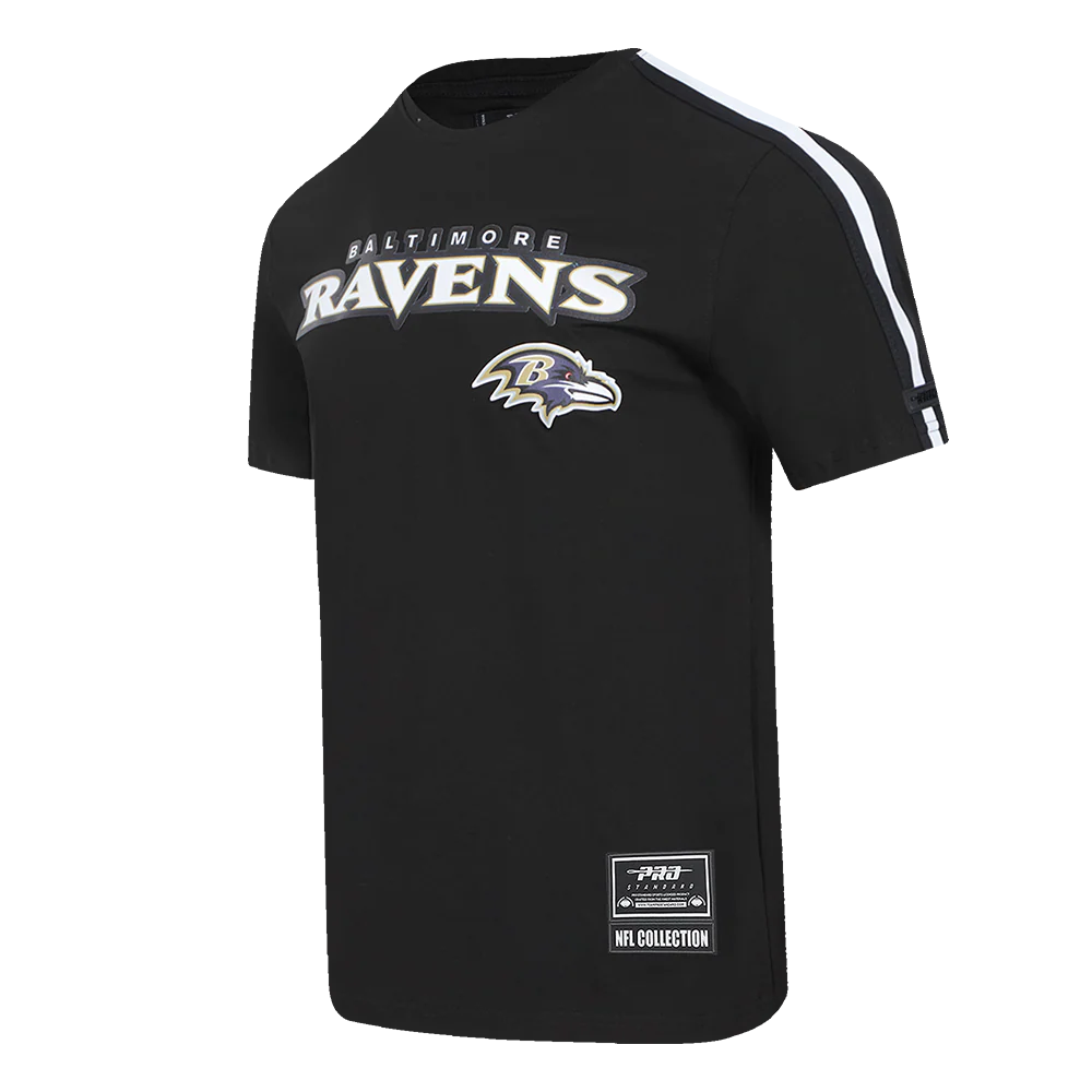 Baltimore Ravens - NFL Classic Mesh Men's Single Jersey Striped T-shirt