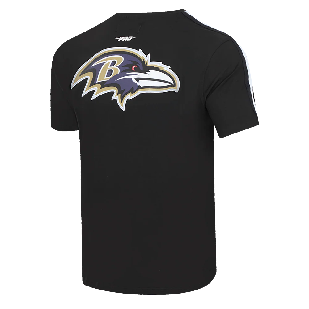 Baltimore Ravens - NFL Classic Mesh Men's Single Jersey Striped T-shirt