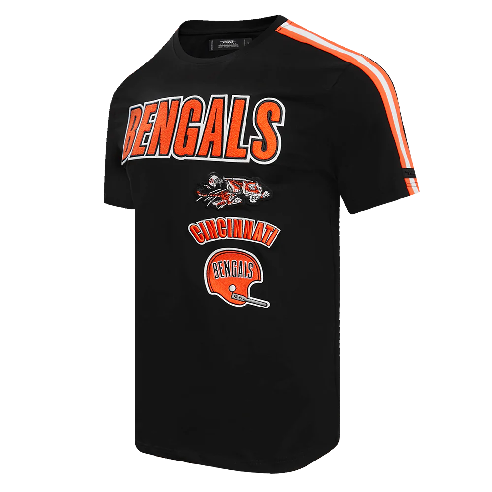 Cincinnati Bengals NFL - Retro Classic Men's Stiped Adult T-shirt