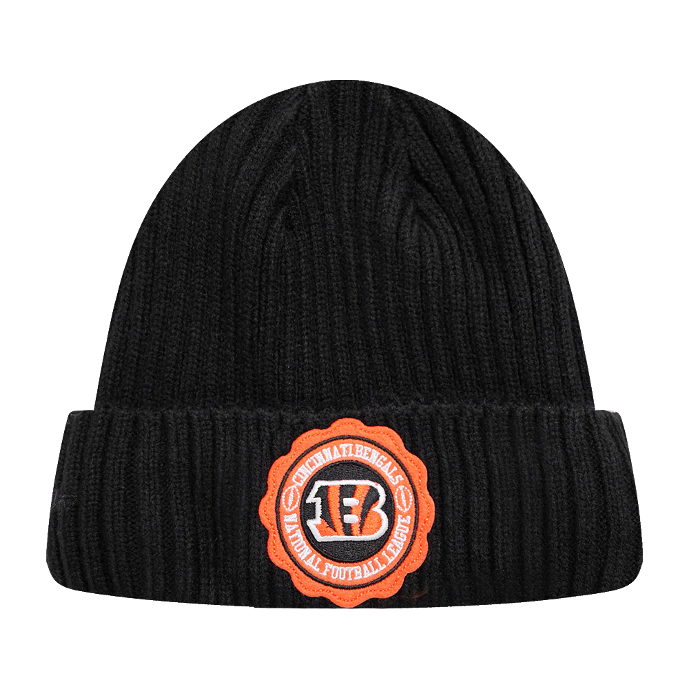 Cincinnati Bengals - NFL Crest Emblem Unisex Cuff Knit Beanie