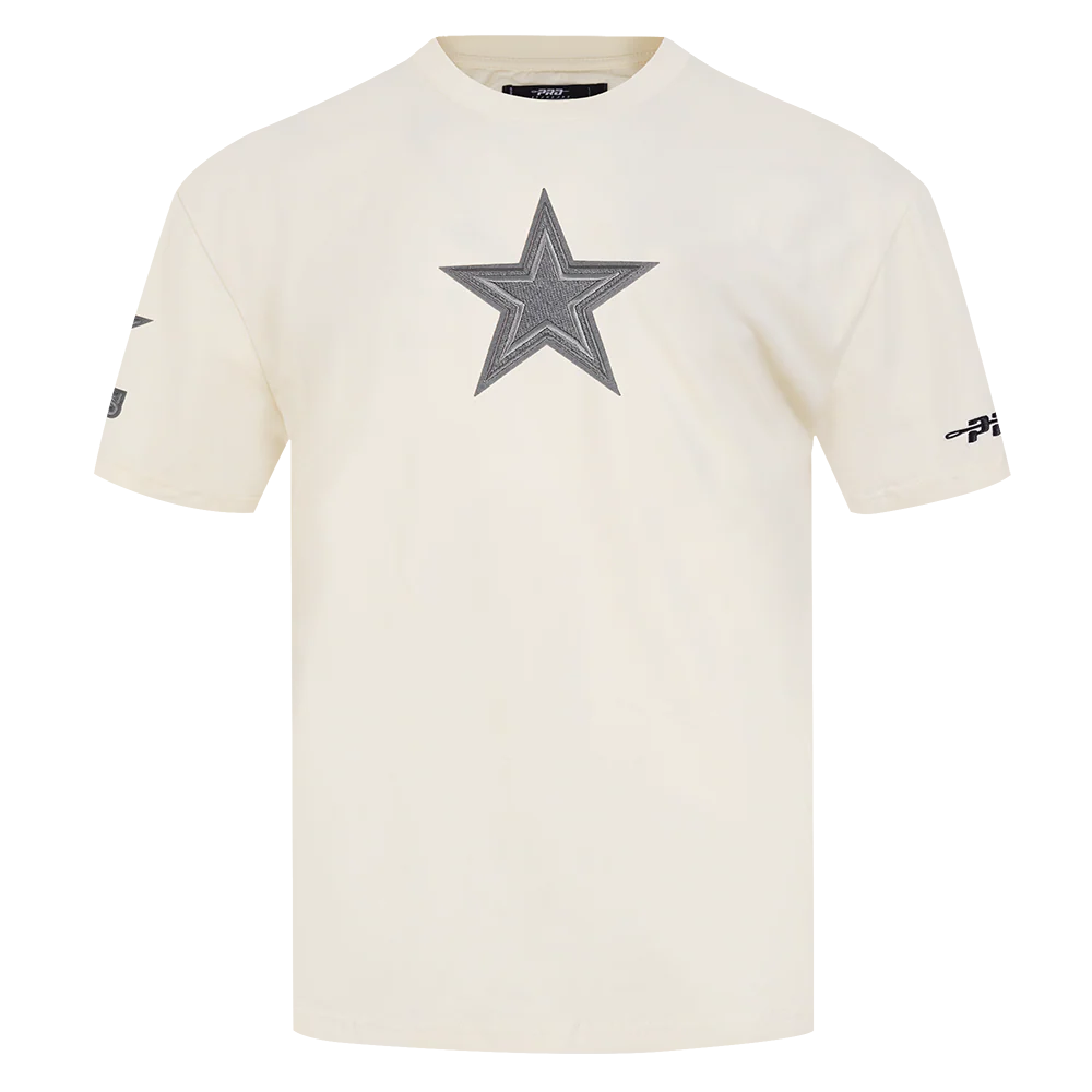 Dallas Cowboys NFL - Reverse French Terry Men's Cotton Jersey Drop Shoulder T-shirt