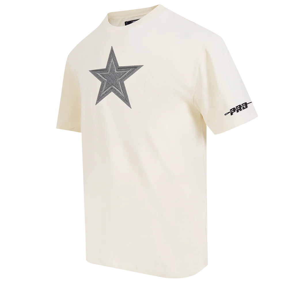 Dallas Cowboys NFL - Reverse French Terry Men's Cotton Jersey Drop Shoulder T-shirt