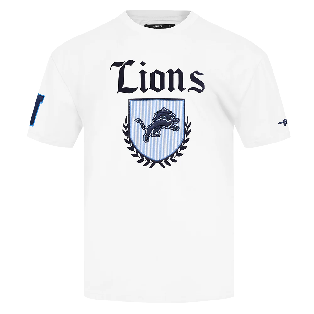 Detroit Lions - NFL Country Club Men's Cotton Jersey Drop Shoulder T-shirt