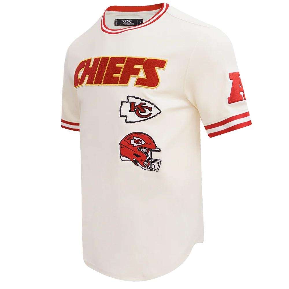 Kansas City Chiefs NFL - Retro Classic Men's Stiped Adult T-shirt
