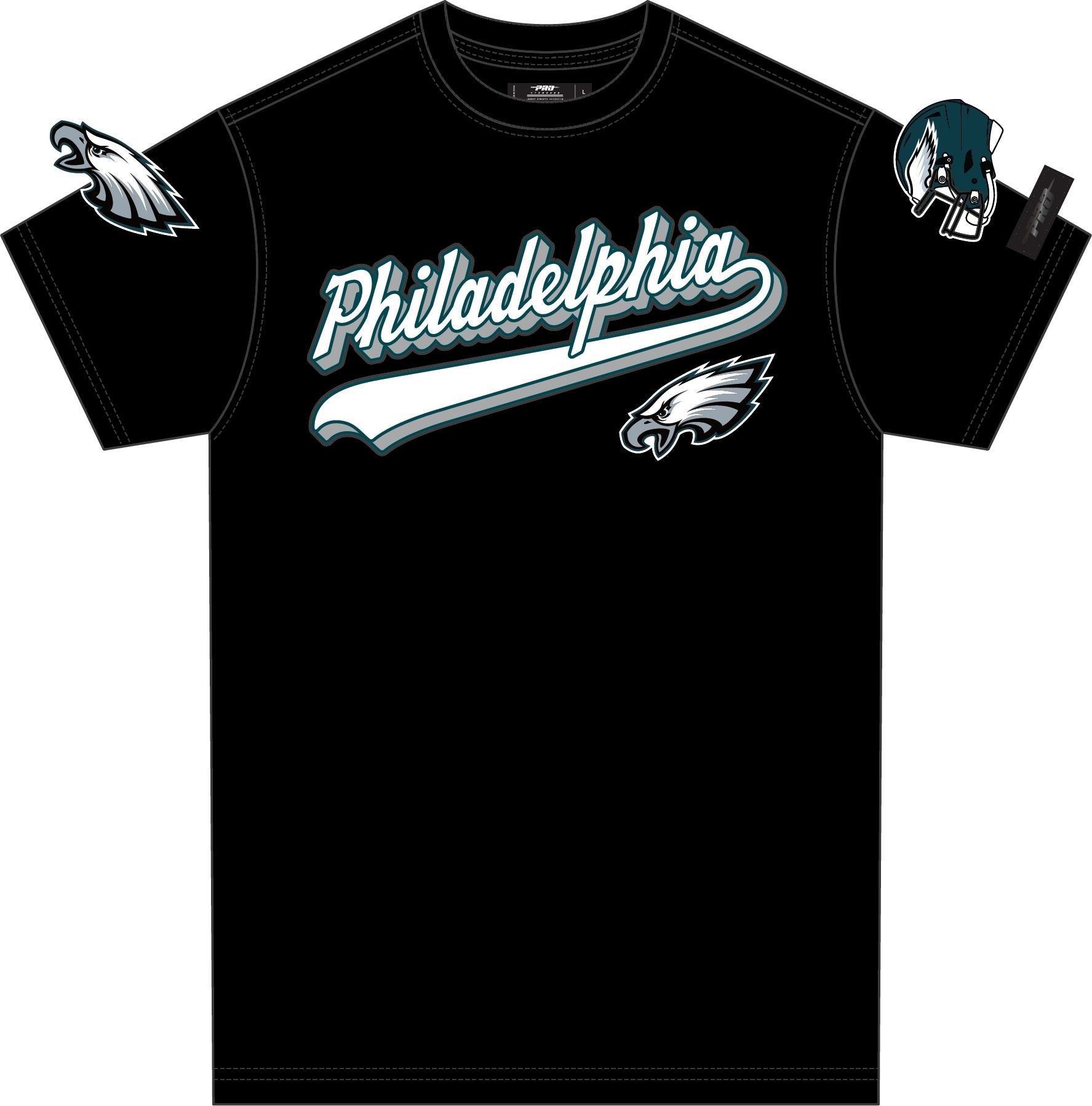 Philadelphia Eagles - NFL Script Tail Men's SJ Adult T-shirt