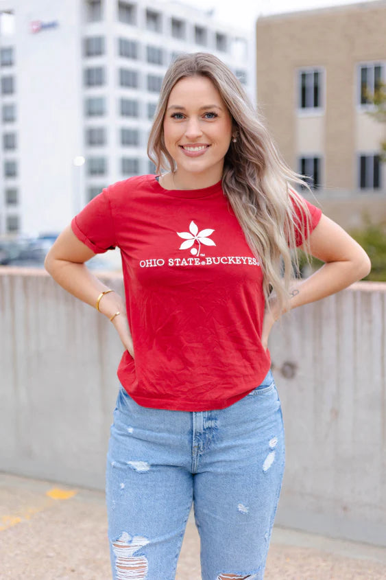 Ohio State Buckeyes - Carleton Cuffed Tee T-shirt