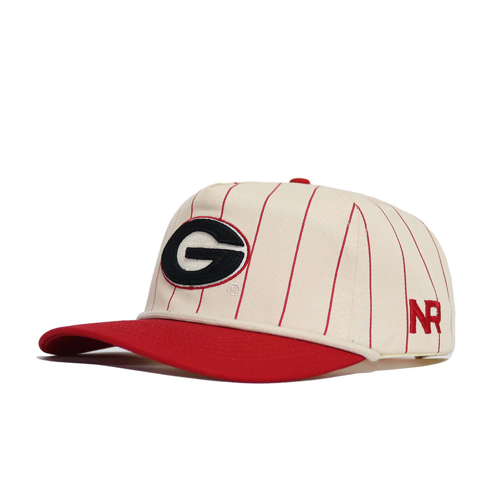 Georgia Bulldogs - Natural Pinstripe Hat