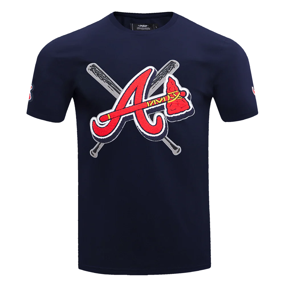 Atlanta Braves - MLB Mashup Men's Top Midnight Navy Short Sleeve T-shirt