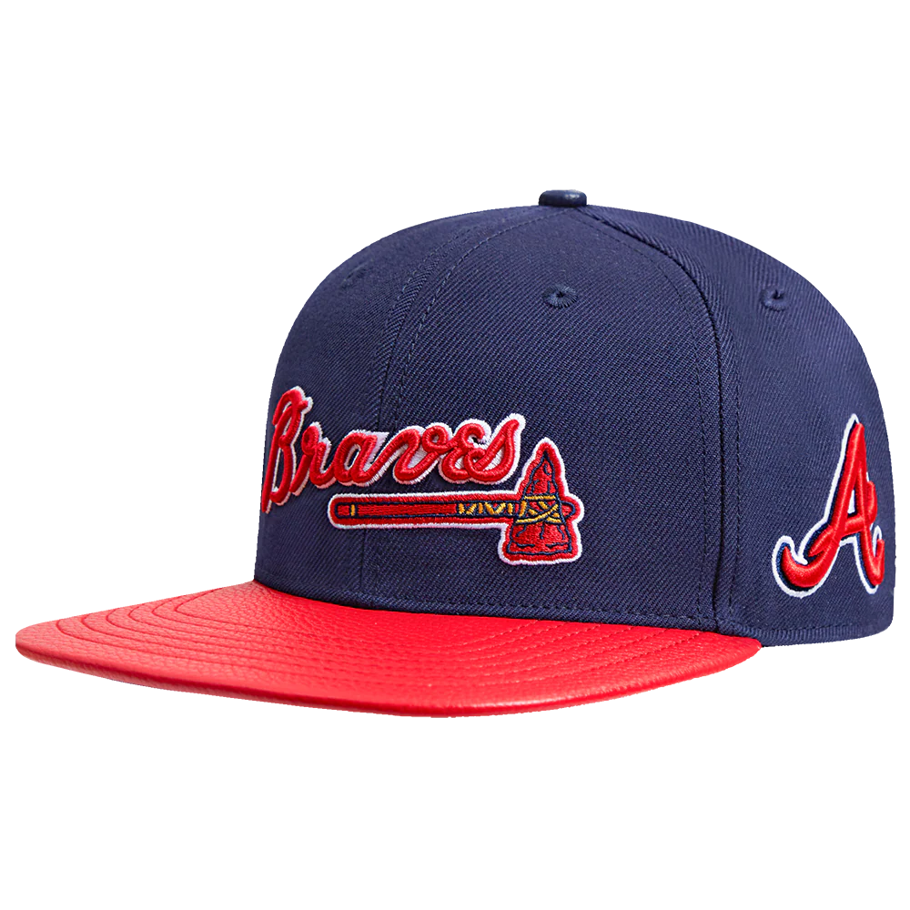 Atlanta Braves - MLB Fast Lane Logo Wool Strapback Hat