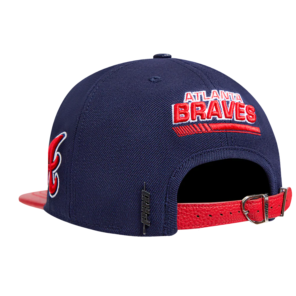 Atlanta Braves - MLB Fast Lane Logo Wool Strapback Hat