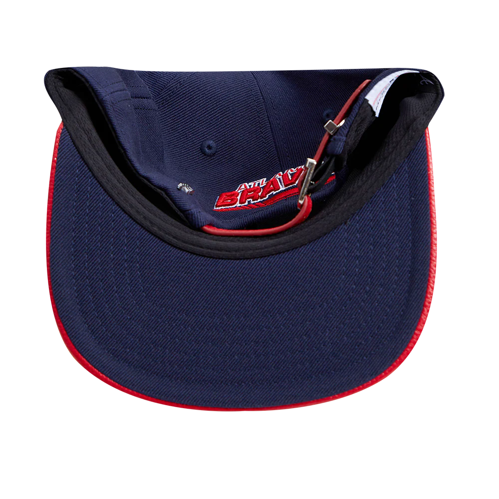 Atlanta Braves - MLB Fast Lane Logo Wool Strapback Hat