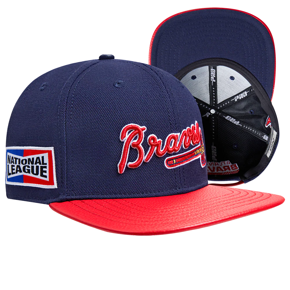 Atlanta Braves - MLB Fast Lane Logo Wool Strapback Hat