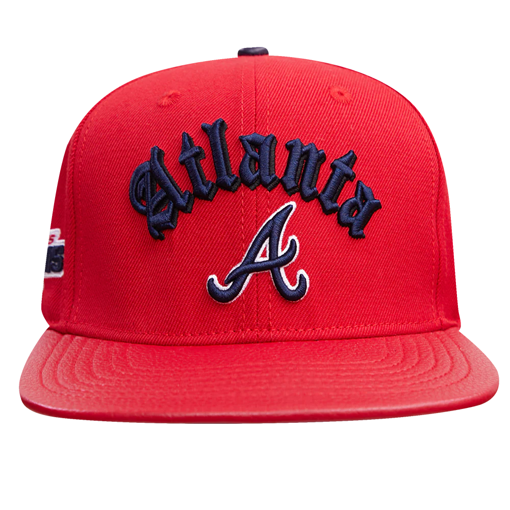 Atlanta Braves - MLB 2021 World Series Old English Snapback Hat