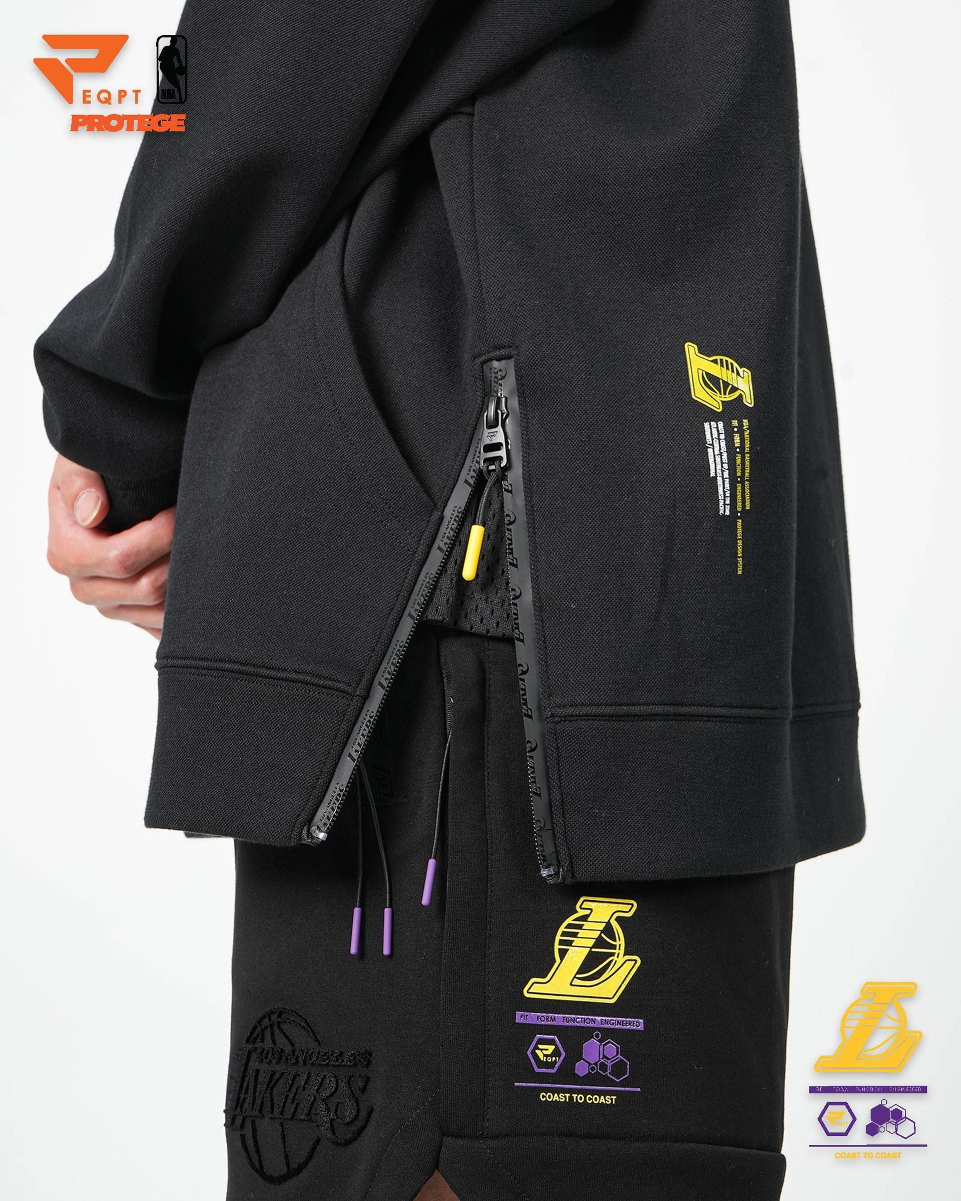 Los Angeles Lakers - NBA Men's Eco-Poly Fleece Hoodie