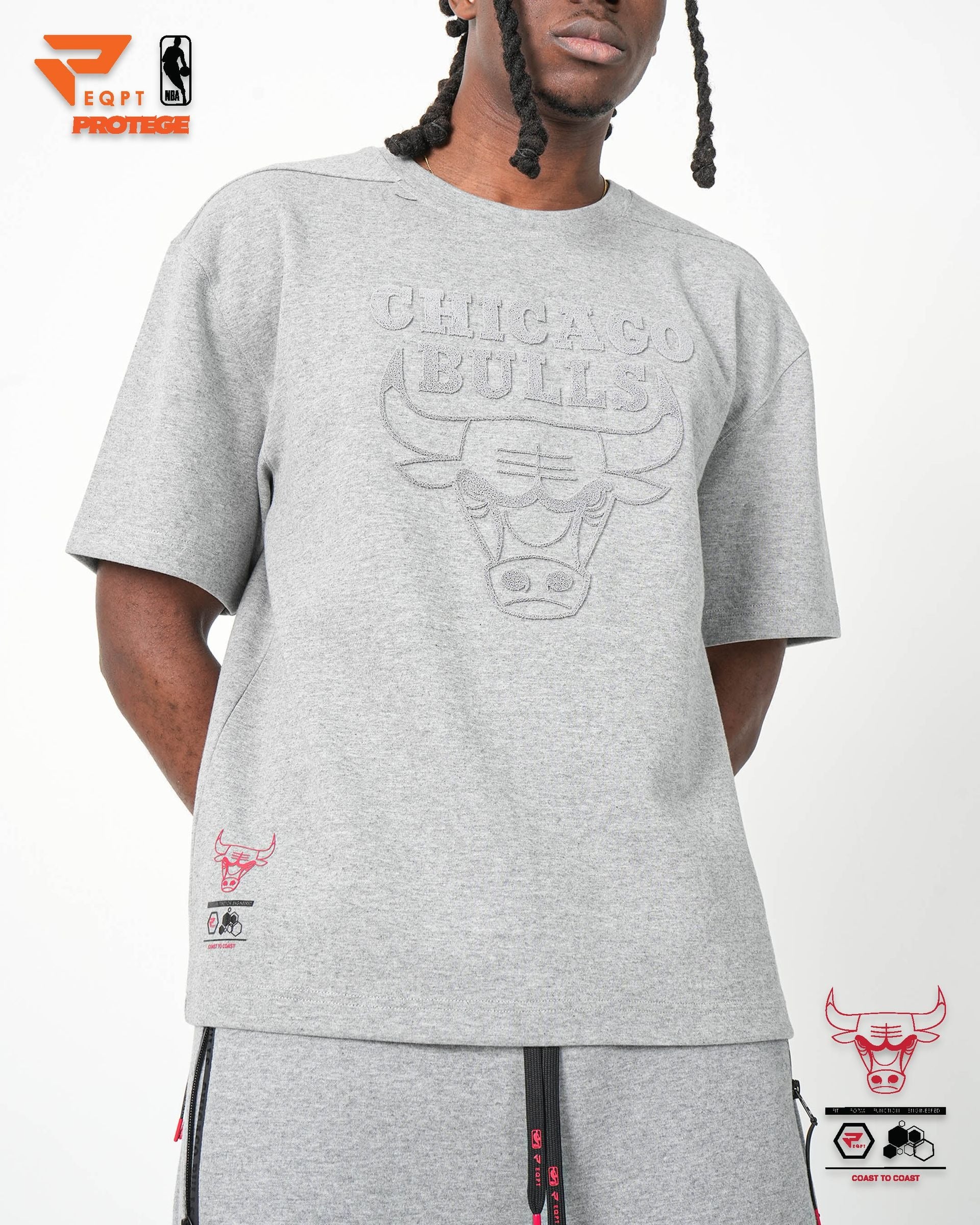 Chicago Bulls - NBA Men's Eco-Poly Interlock Tee T-shirt