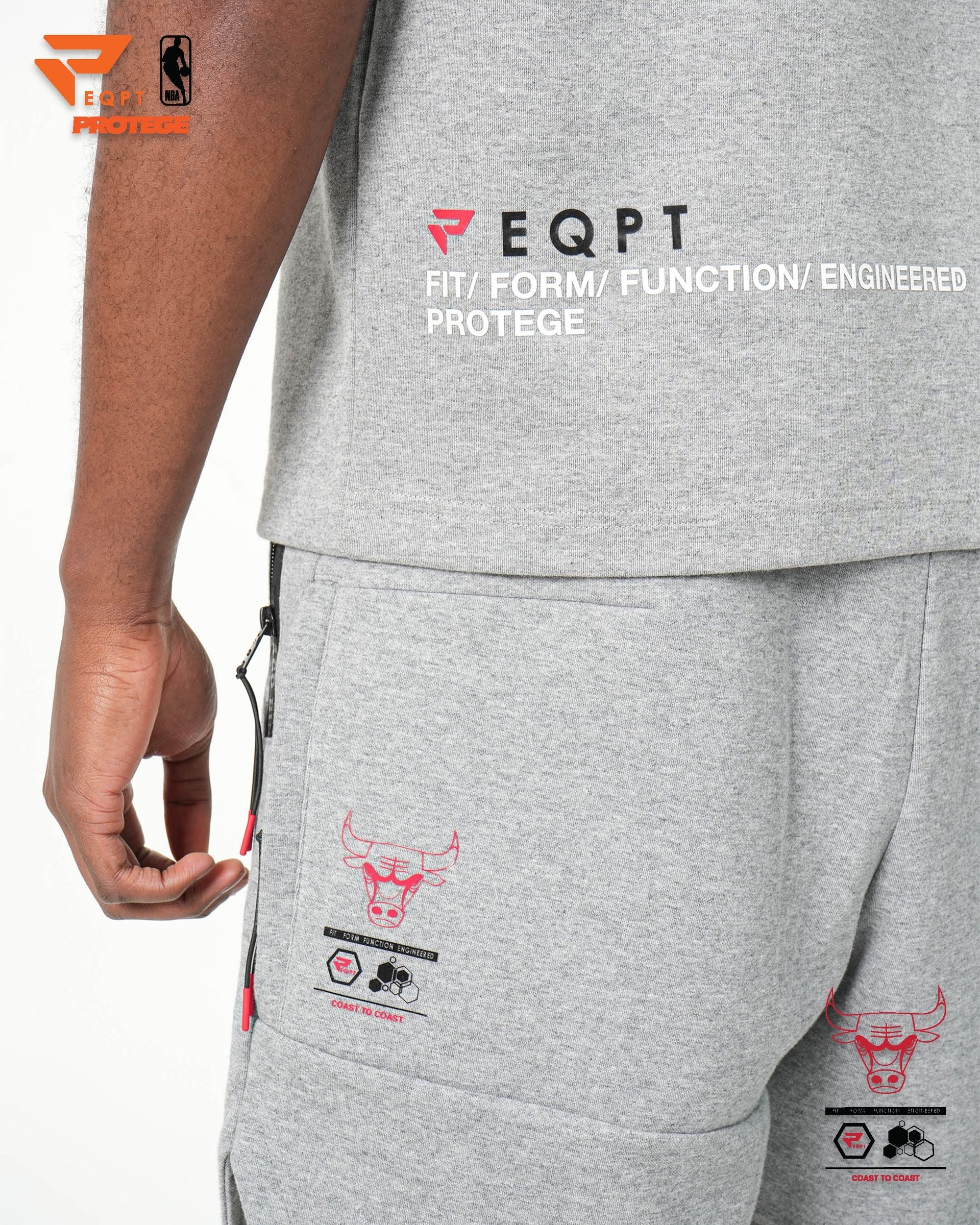 Chicago Bulls - NBA Men's Eco-Poly Interlock Tee T-shirt