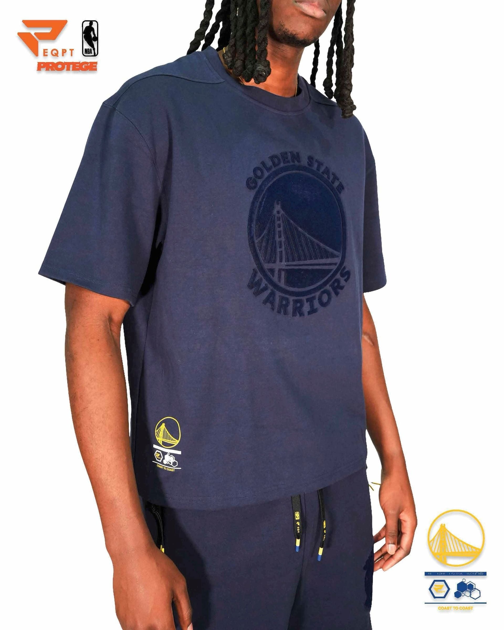 Golden State Warriors - NBA Men's Eco-Poly Interlock Tee T-shirt
