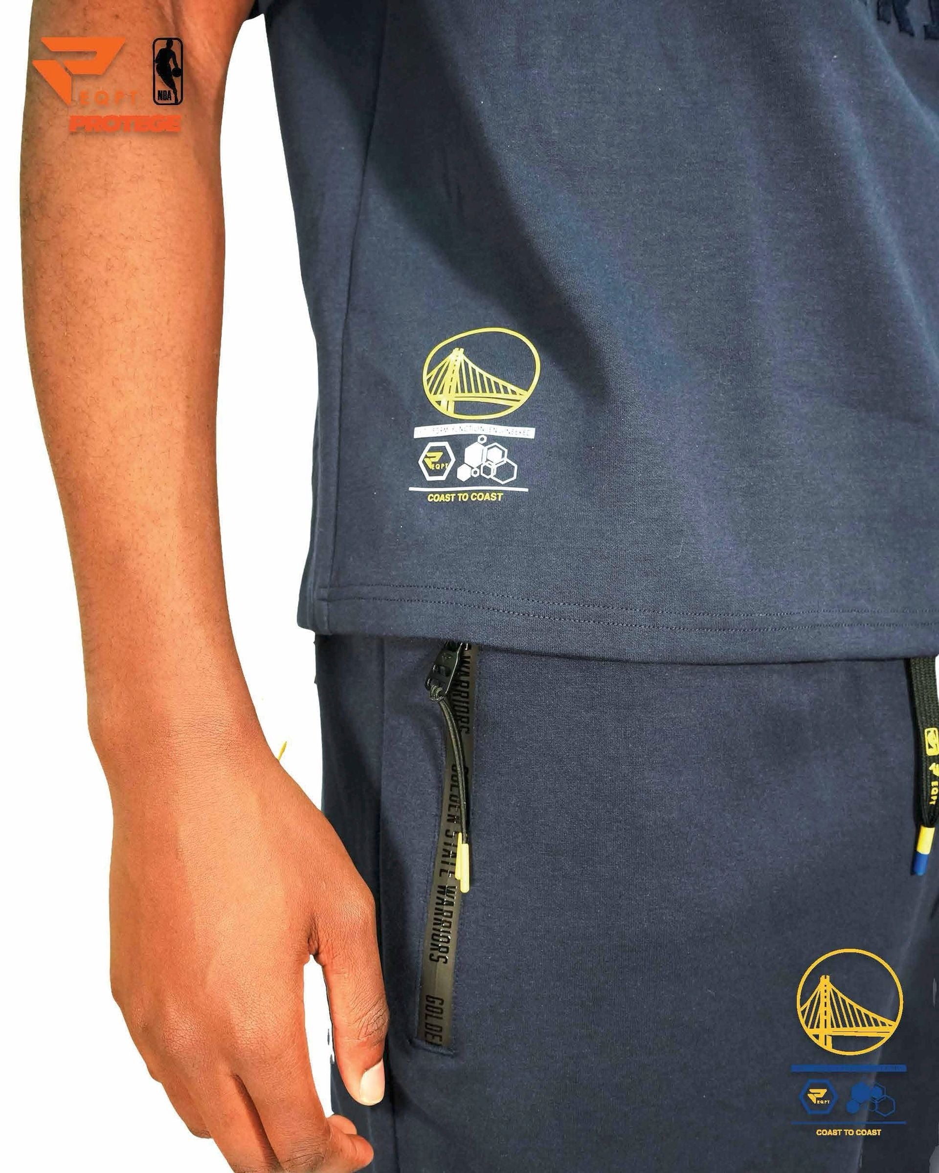 Golden State Warriors - NBA Men's Eco-Poly Interlock Tee T-shirt