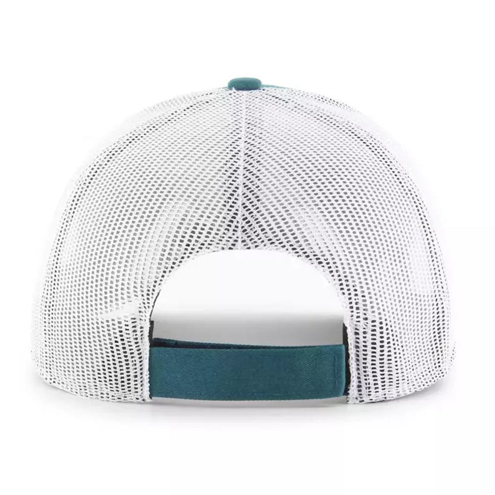 Philadelphia Eagles - Pacific Green Trucker Hat W/Strap, 47 Brand