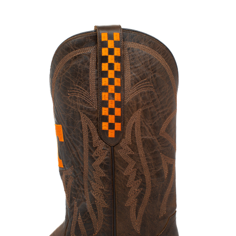 Tennessee Volunteers - Shane Brown Men's Medium Round Toe Western Boot
