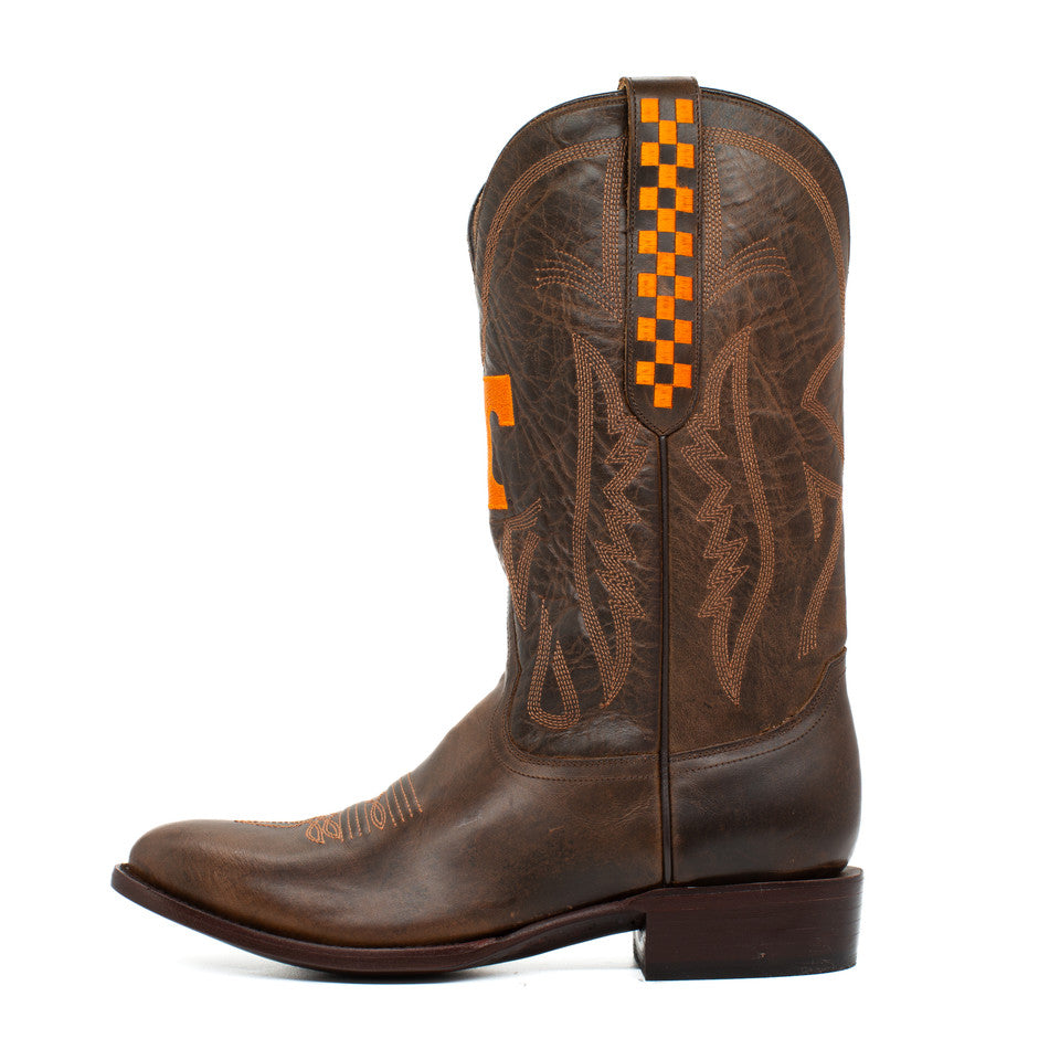 Tennessee Volunteers - Shane Brown Men's Medium Round Toe Western Boot