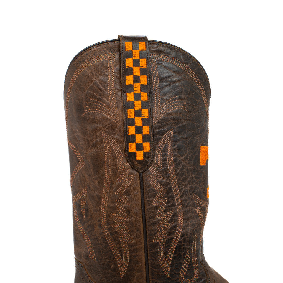 Tennessee Volunteers - Shane Brown Men's Medium Round Toe Western Boot