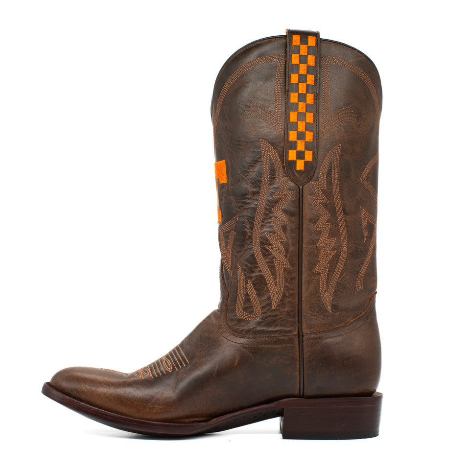 Tennessee Volunteers - Shane Brown Men's Medium Round Toe Western Boot