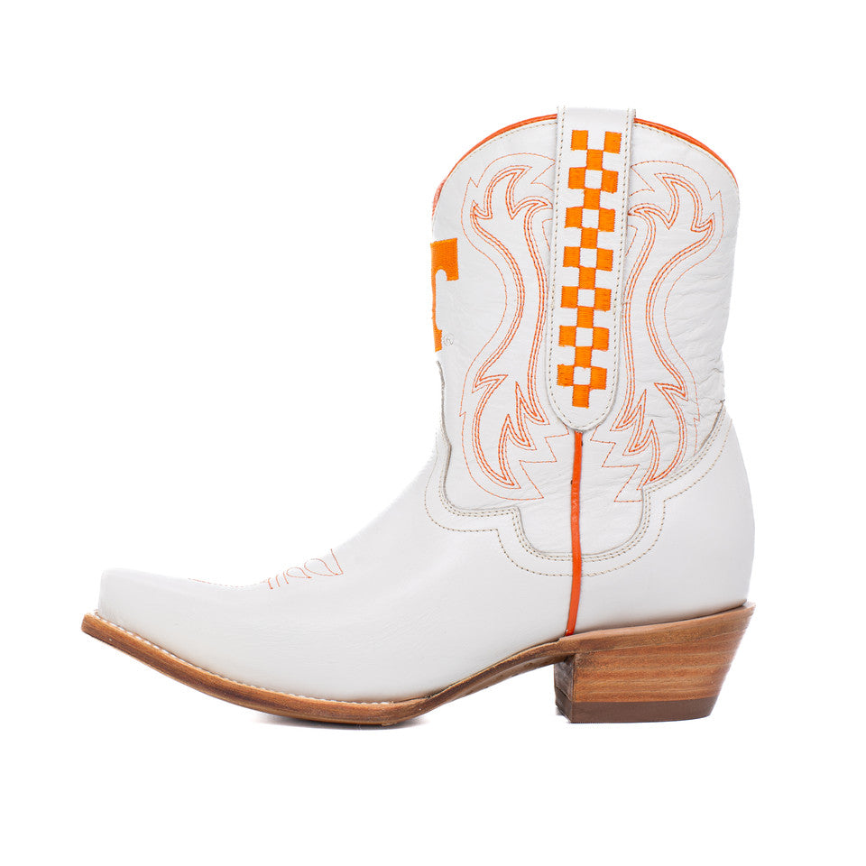 Tennessee Volunteers - Sarah Women's Shorty Ivory Western Boot