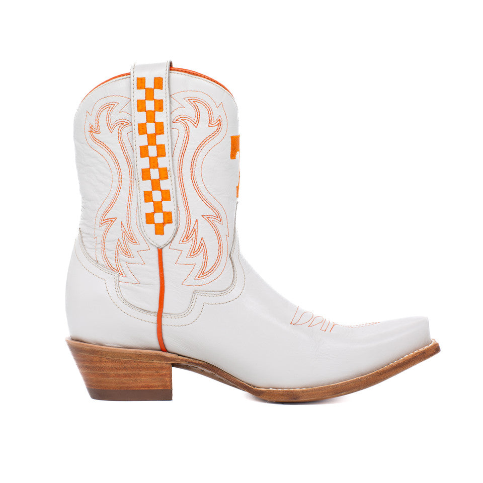 Tennessee Volunteers - Sarah Women's Shorty Ivory Western Boot