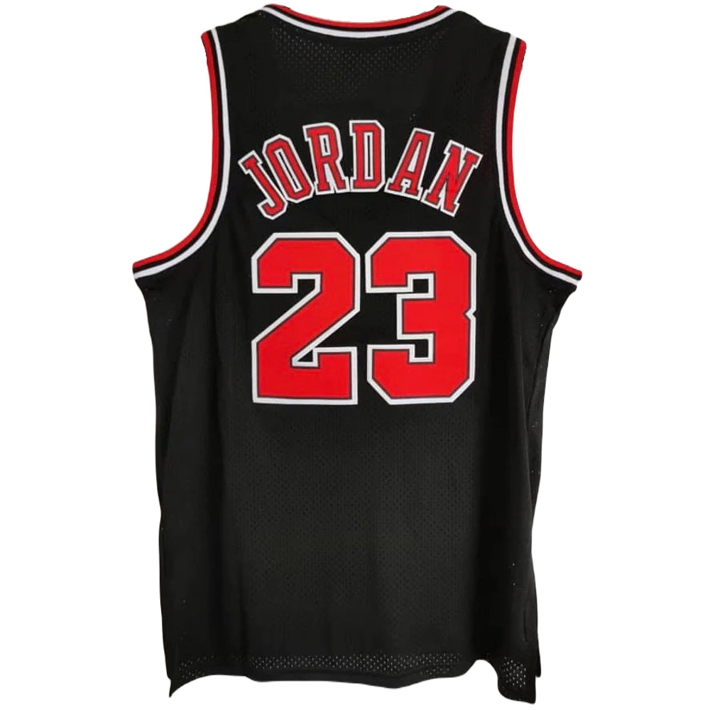 Chicago Bulls - Michael Jordan 1984 Rookie Season Adult Black Jersey