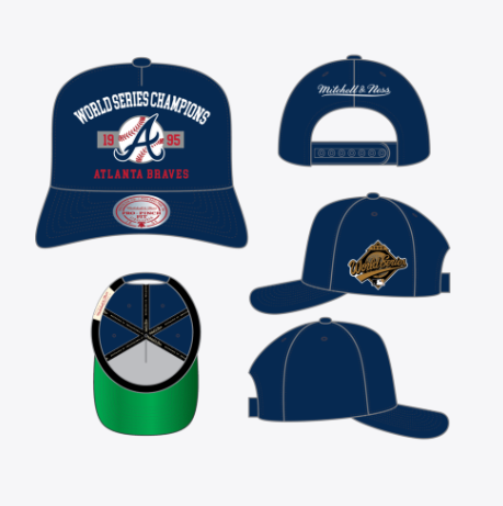 MLB Atlanta Braves Wordld Series Champions 1995 Blue Pro Pinch Fit Hat