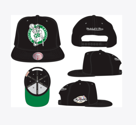 NBA Boston Celtics Top Spot Snapback Black Hat