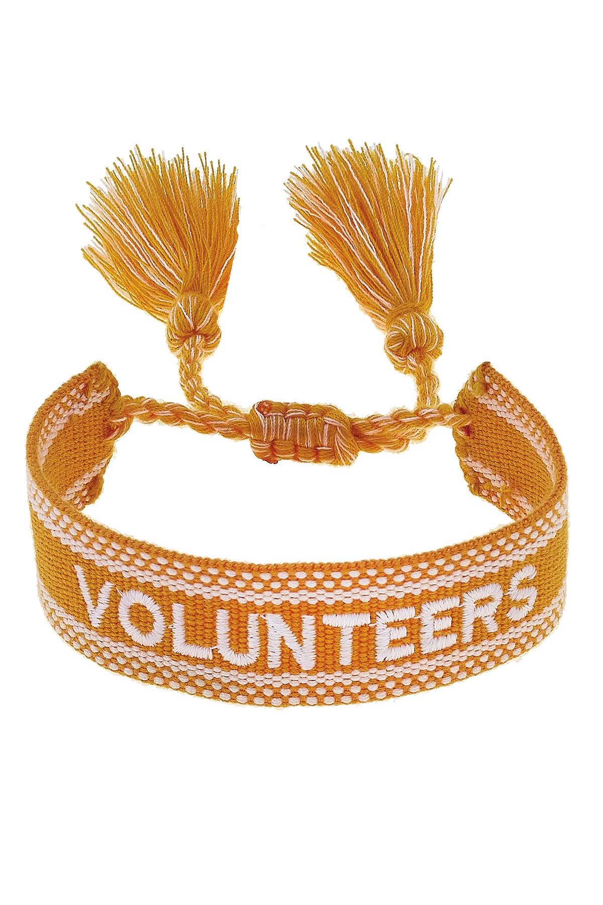 Tennessee Volunteers - Woven Tassel Bracelet in Orange Bracelet