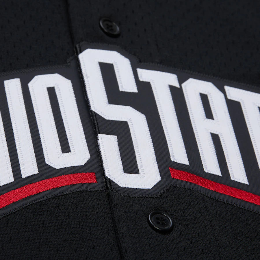 Ohio State Buckeyes - NCAA On The Clock Full-Button Fashion Jersey